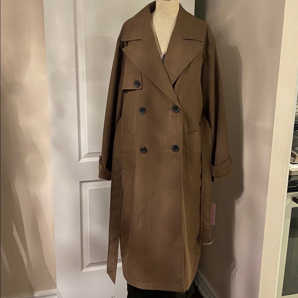 Avec Les Filles Chocolate trench coat L - Picture 3 of 10